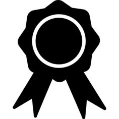 Wax seal with ribbon