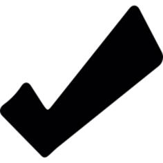 Rounded check mark