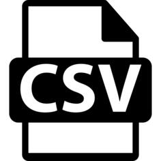CSV文件格式扩展名