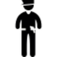 Policeman Standing Up