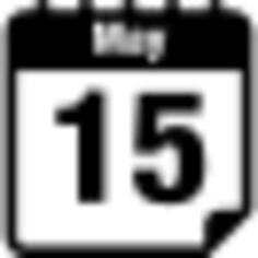 5月15日日历页面界面符号