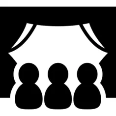 People Watching a Movie