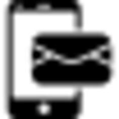 Email message by mobile phone