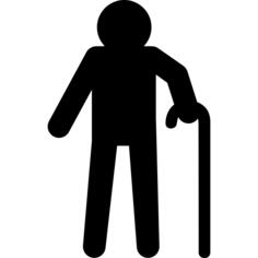 Grandfather silhouette