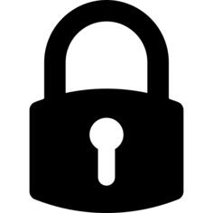 锁安全界面的挂锁符号