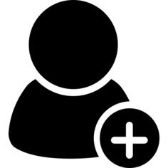 在带有加号的用户的电话界面符号上添加联系人