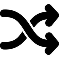 随机箭头手绘符号