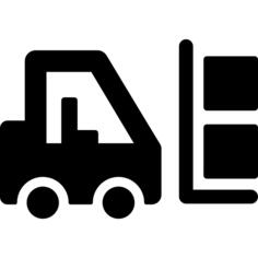 Forklift with Boxes