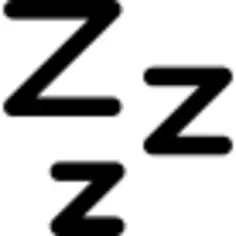 Zzz sleep symbol