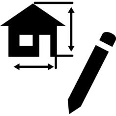 Drawing architecture project of a house