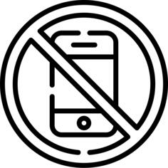 No cellphone