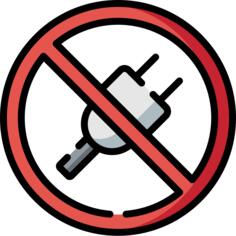 No plug