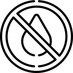 No water