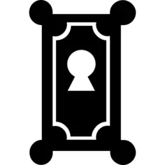 House security keyhole tool