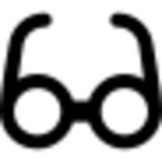 Glasses with circular lenses