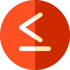 Is less than or equal to