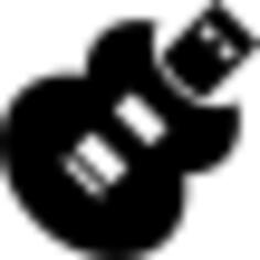 Usb tool of guitar shape