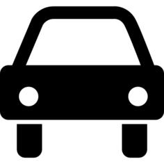 Car frontal view