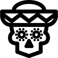 Skull with Hat