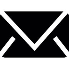 Black closed envelope