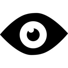 Eye black shape