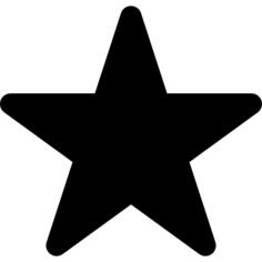 Star shape rounded