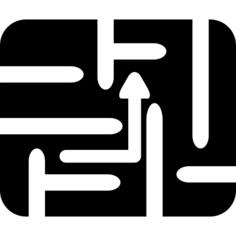 Strategy in a labyrinth