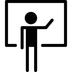Student writing on a whiteboard