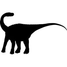 Magyarosaurus dinosaur shape