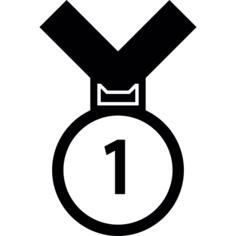 Number one medal