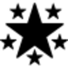 Pentagon made of stars