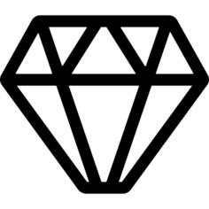 Geometrical diamond shape