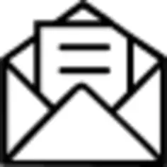 Open envelope with letter