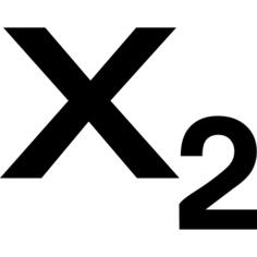 Font style subscript
