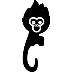 Small monkey with long tail