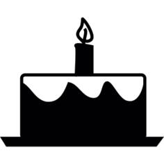 Cake with One Candle