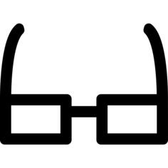 Rectangular glasses