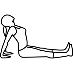 Woman Sitting On the Floor Stretching Head