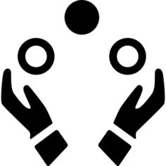 Juggler hands