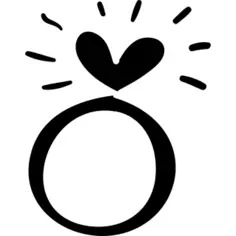 Ring with heart