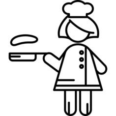 Woman Cooker