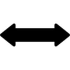 Double horizontal arrow