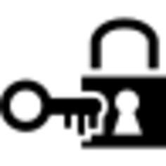 Key with padlock