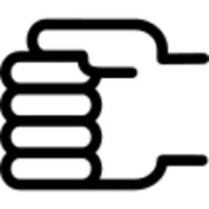 Closed fist hand gesture