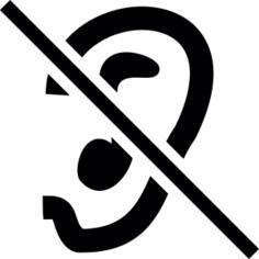 Deaf symbol