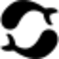 Pisces fishes shapes sign