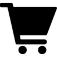 Shopping cart silhouette