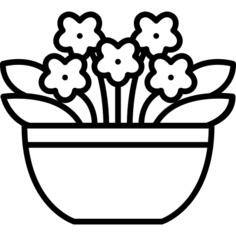 flowers in a pot