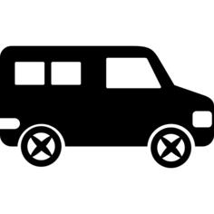 Minibus side view