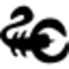 Scorpion sign shape